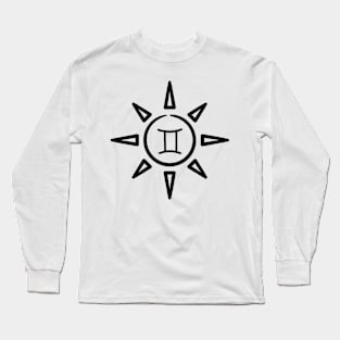 Gemini Sun Long Sleeve T-Shirt